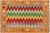 Abstract Turkish Kilim Rust Blue Hand-Woven Wool Rug For Sale - Image 9 of 9