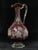 Art Nouveau Bordeaux Red Crystal Decanter, 1910s For Sale - Image 5 of 12