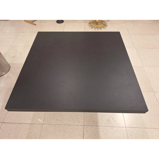 Dining Table Quadritondo Model in Dark Zanotta Laminate, 1970s For Sale - Image 6 of 9