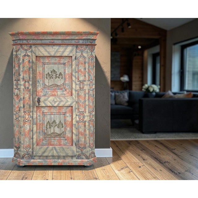 Painted Wardrobe, 1812 For Sale - Image 18 of 18