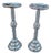 Chrome-Plated Metal Pedestals, Set of 2 For Sale