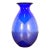 Jeff Zimmerman for Tiffany & Co. Cobalt Blue Art Glass Vase For Sale