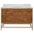 Wood Matthew Izzo Home Clifford 48" Dark Burlwood Two Drawer Bath Vanity For Sale - Image 7 of 7