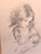 Mid-Century Modern 1970s Marilyn Zapp Signed Limited Edition "Mother & Child" Lithograph - 14/300 For Sale - Image 3 of 5