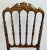 Wood Vintage Chiavari Style Carved Wood Chair With Caned Seat For Sale - Image 7 of 12