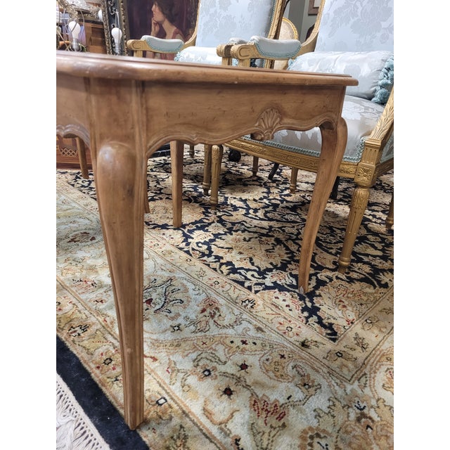 1950s 1950s Pair of Country French End Table Blonde Finish For Sale - Image 5 of 12
