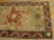 1900 - 1909 1900s Brown Floral Antique Fan Arc Border American Folk Art Hooked Small Rug For Sale - Image 5 of 15