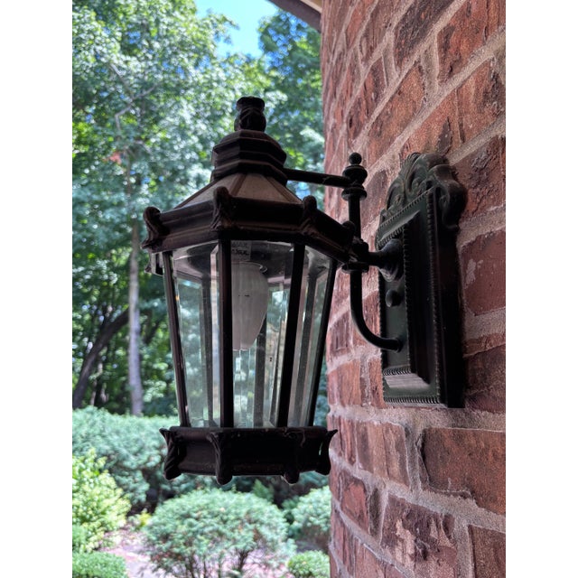 French 1990s Sconce Exterior Light Fixture For Sale - Image 3 of 7