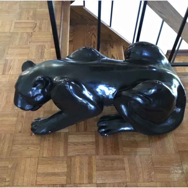 Black Panther Coffee Table Circa 1970's Chairish