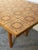Vintage Danish Oak Coffee Table With Patterned Ceramic Tile Top and Slatted Shelf 1970s For Sale - Image 9 of 10