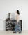 Neoclassical Wrought Iron Console With Belgian Bluestone For Sale - Image 10 of 12