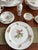 Displaying our current dinnerware collection from Wild Rose China, made in Japan 41 Pieces Total (10) 10” dinner plates...