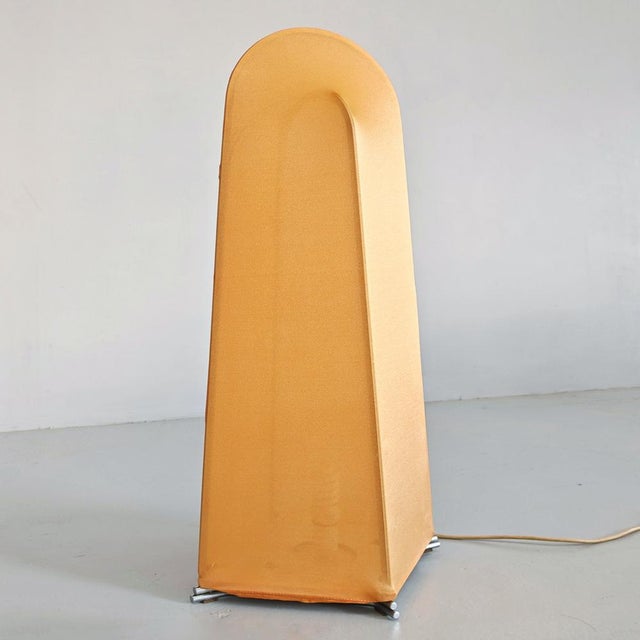 Textile Kazuki Fabric Floor Lamp by K. Takahama for Sirrah, 1970s For Sale - Image 7 of 18