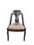 Antique Federal Style Carved Wood Side Chair With Floral Needlepoint Seat For Sale - Image 12 of 18