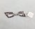 Metal Vintage C1976 Signed Napier Rhodium Plated Wavy Bow Brooch For Sale - Image 7 of 8