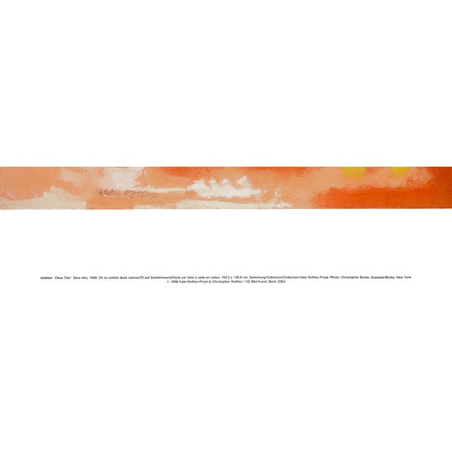 1990s 1998 Mark Rothko "Untitled (1948)" Poster For Sale - Image 5 of 5
