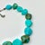 1980s Southwestern Navajo Boho Chic Faux Turquoise Nugget Beaded Necklace, 19”. For Sale - Image 9 of 9