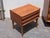 Mid Century Modern Walnut 6 Drawer Dresser + Matching End Table / Nightstand by Lane (c.1960s) Clean, sculptural Lane...