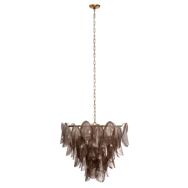 Jamie Young Magnolia 10-Light Quartz Glass Chandelier For Sale - Image 10 of 10