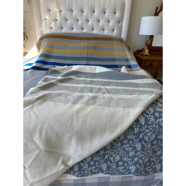 Pendleton Woolen Mills Oslo Evening Wool Blanket-King Size For Sale - Image 10 of 15