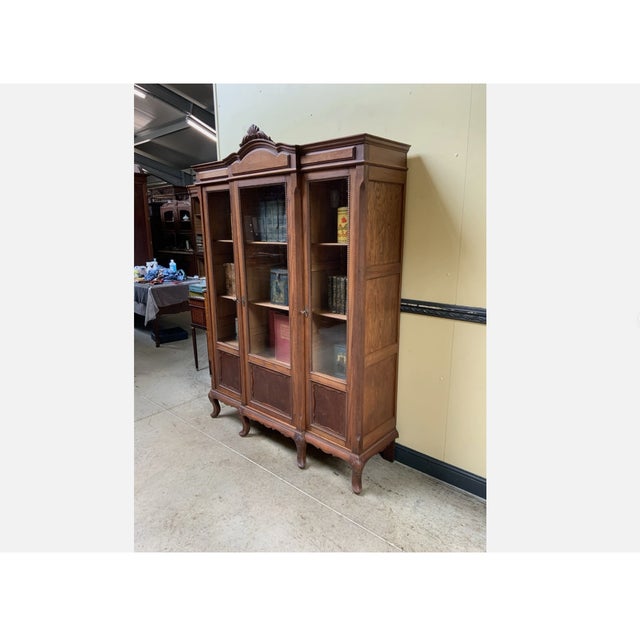 Antique Art Nouveau Display Cabinet, 1915 For Sale - Image 6 of 10