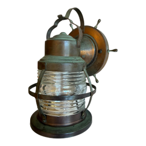 Circa 1930’s Nautical Lantern Copper Porch Light