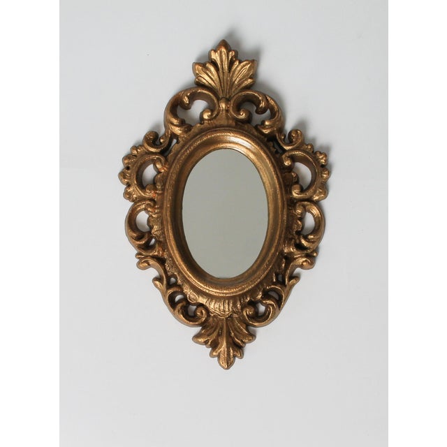 Vintage Hollywood Regency Style Accent Wall Mirrors For Sale - Image 4 of 6