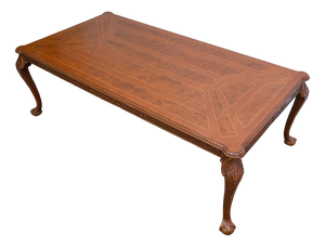 English Chippendal Style Rectangular Table, 1950s