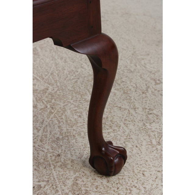 Set of 12 Henkel Harris Clawfoot Mahogany Dining Room Chairs For Sale - Image 12 of 15