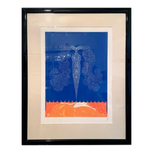 Le Rideau De L’hiver, Erté Screenprint, Signed and Numbered in Pencil