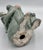 1910s Vintage Chinese Hand Painted Ceramic Monkey With Babies Sculpture Figuring Decor For Sale - Image 5 of 7