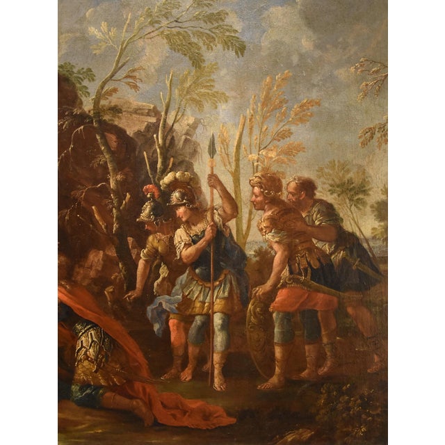 Francesco Fontebasso, Alexander the Great, 1760, Oil on Canvas For Sale - Image 7 of 16