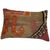 Pillow made from an antique Turkish Kilim flat-weave.