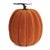 Contemporary Velvet Textured Pumpkin Accent Set (Set of 2) For Sale - Image 3 of 5