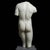 Mediterranean The Valentini Torso – Classical Marble Male Sculpture For Sale - Image 3 of 4