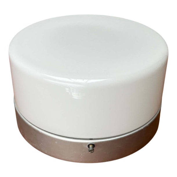 Mid-Century Modern Minimalist Flush Mount SLO Sähköliikkeiden Oy Finland, 1960s For Sale