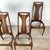 Mid-Century Modern Set of Four 1960s Walnut High-Back Dining Chairs — Cane Insert Backs, Tomlinson Sophisticate Style, MCM For Sale - Image 3 of 12