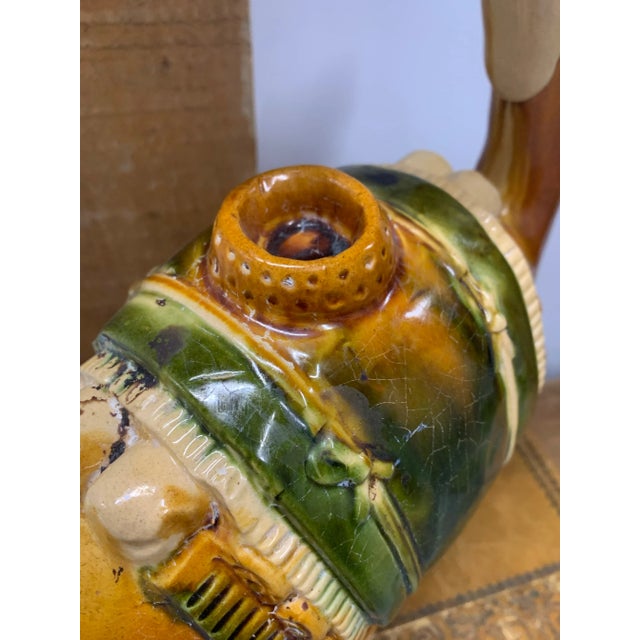 Vintage Mid 20th Century Tang Style Sancai Glazed Ceramic Camel For Sale - Image 4 of 5