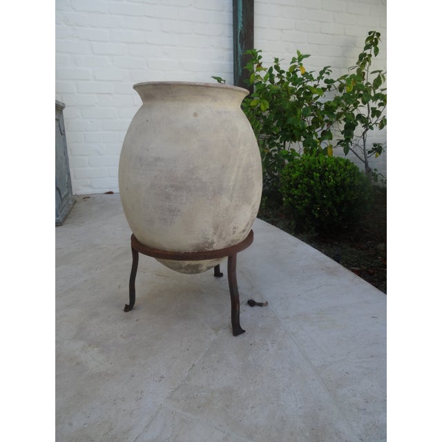 Ceramic Vintage Italian Oil Jar For Sale - Image 7 of 7