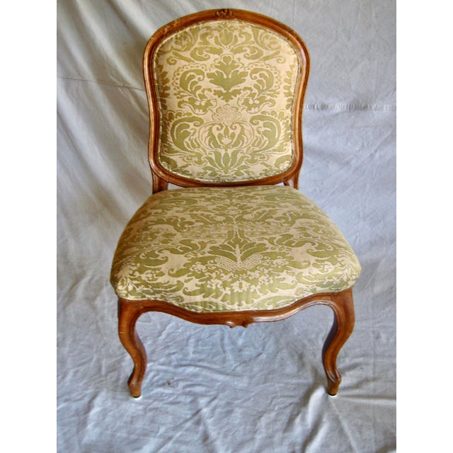 When french classicism and Italian Baroque mix it gives a stunning design, this set of four french Louis XV , period...