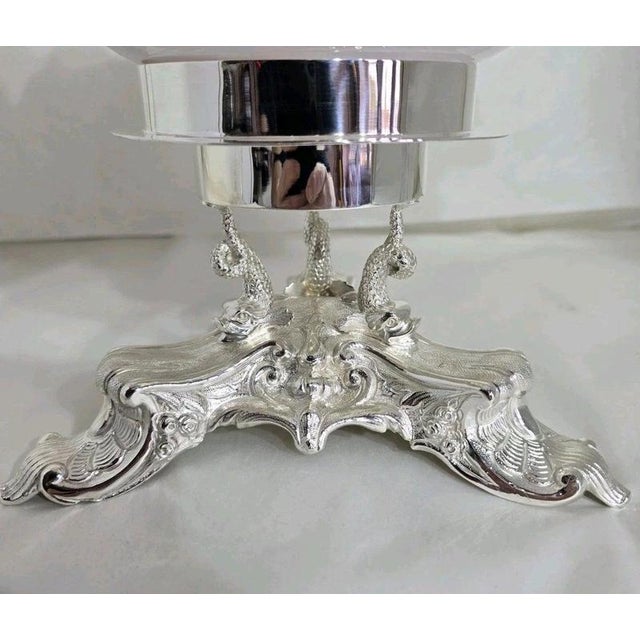 Sterling Silver and Glass Centrepiece by Hugh Crawshaw, 1995 For Sale - Image 17 of 18