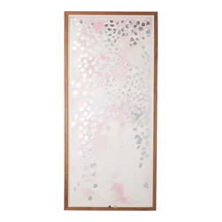 Contemporary Silver Dots Wall Art by Kira Appelhans For Sale