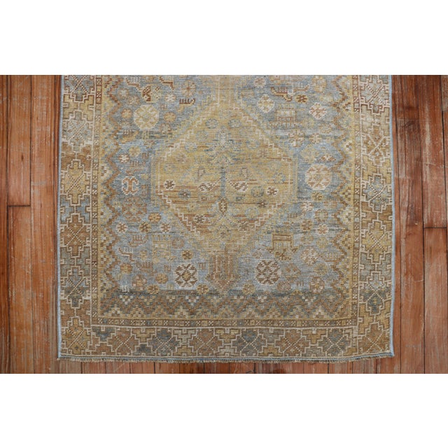 Vintage Persian Tribal Persian Throw Rug For Sale - Image 10 of 18