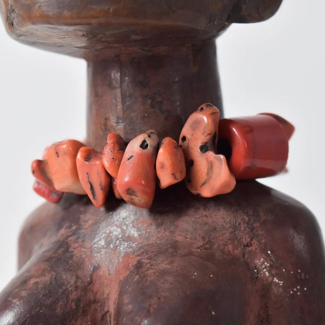 Ibeji figures, carved by the Yoruba people of Nigeria, are wooden twin sculptures holding cultural significance in Yoruba...