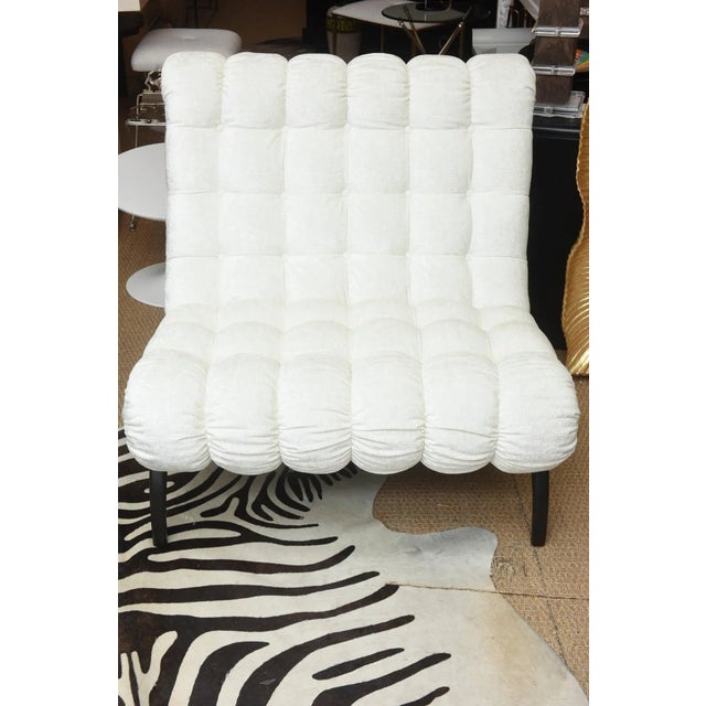 Vintage Rare Grosfeld House Hollywood Regency Lounge Chairs Wood and Upholstered, 1960's For Sale - Image 4 of 10