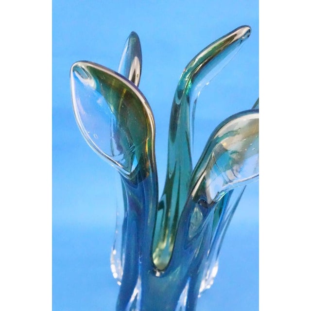 Murano Glass Vase attributed to Archimede Seguso For Sale - Image 13 of 18