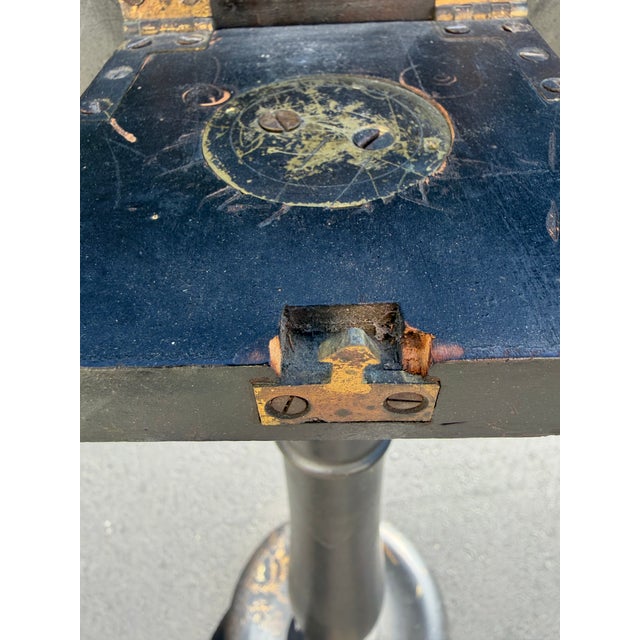 Black Antique Jennens and Bettridge Tilt Top Paper Maiche Table For Sale - Image 8 of 15
