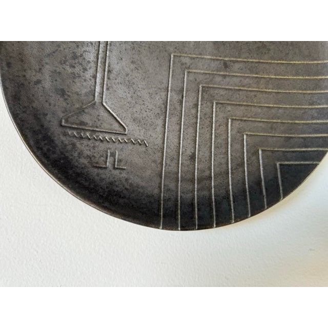 Ceramic 1980's Sherman Cave Creek Native American Navaho Wall Ceramic Plate For Sale - Image 7 of 11