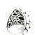 Traditional 1990s John Hardy Estate Ladies Kali Pebble Marquise Dome Ring 6 Sterling Silver For Sale - Image 3 of 12