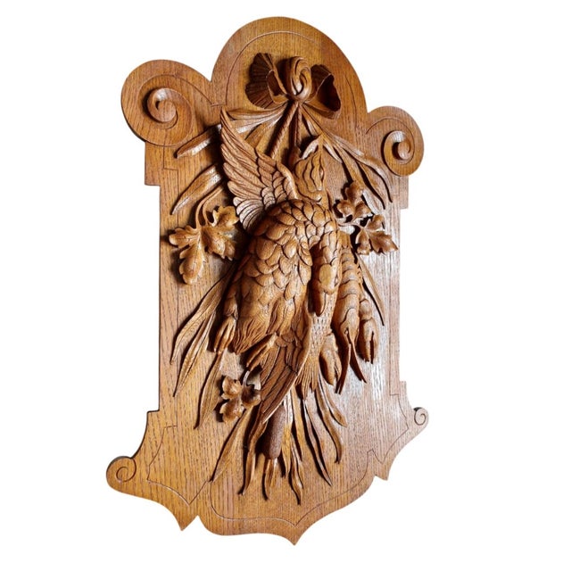 Black Forest Hunt Ing Wall Trophy, 1950s, Set of 2 For Sale - Image 3 of 11